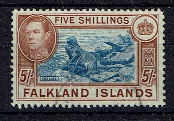 Image of Falkland Islands SG 161d FU British Commonwealth Stamp